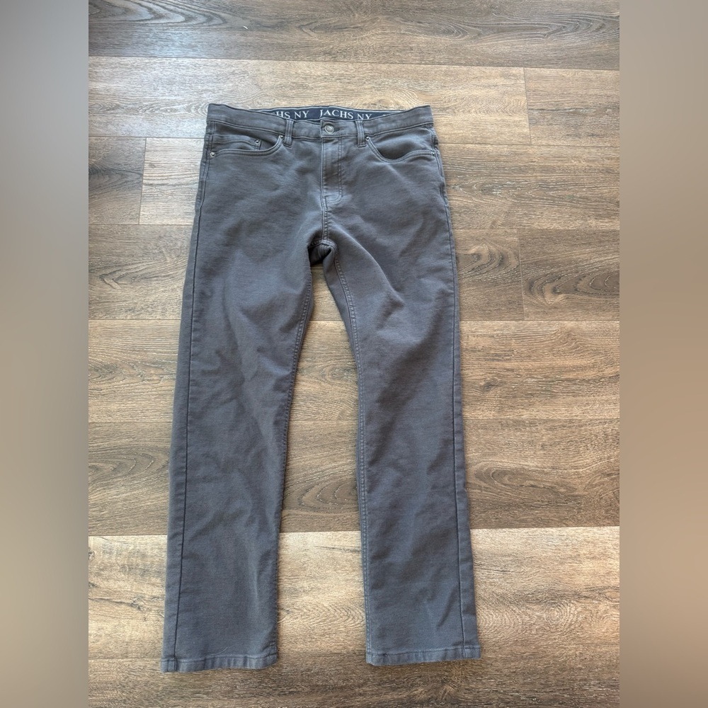Jachs Men's Charcoal Slim Jeans, size 34/30